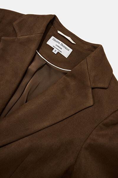 BROWN BUTTONED JACKET 3