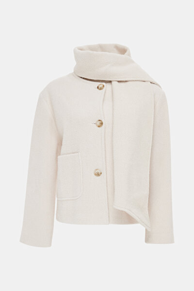 CREAM REEFER JACKET 3