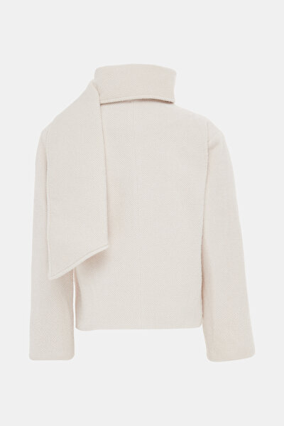 CREAM REEFER JACKET 4