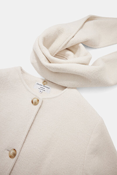 CREAM REEFER JACKET 5