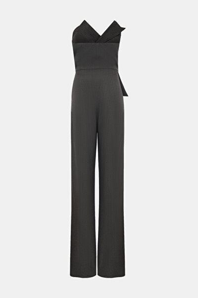 ANTHRACITE STRAPLESS SLEEVELESS JUMPSUIT 9