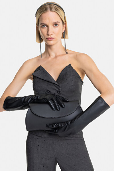 ANTHRACITE STRAPLESS SLEEVELESS JUMPSUIT 5