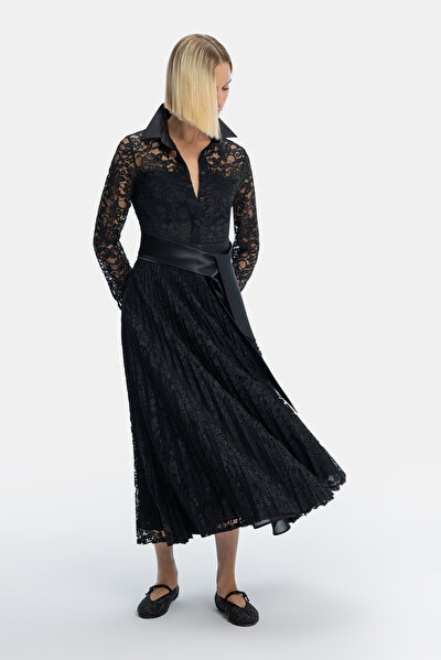 BLACK LONG SLEEVE DRESS 4