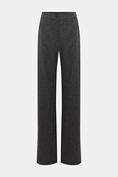DARK GREY STRAIGHT CUT TROUSERS 5