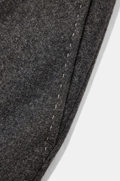 DARK GREY STRAIGHT CUT TROUSERS 8