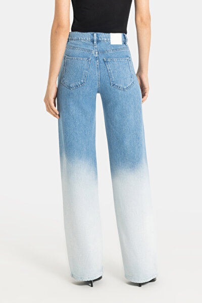LIGHT BLUE WIDE LEG TROUSERS 4