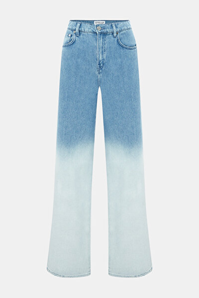 LIGHT BLUE WIDE LEG TROUSERS 8