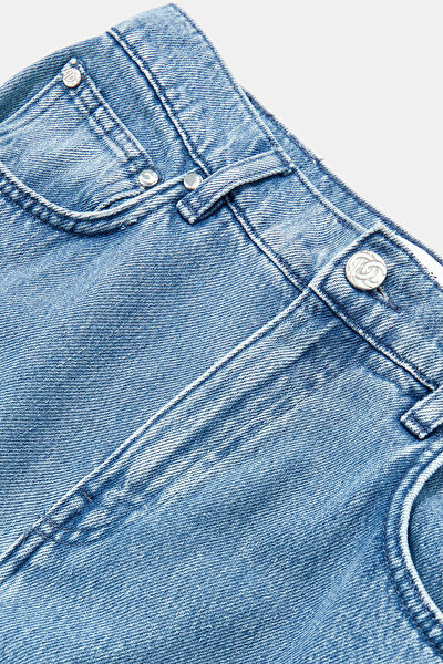 LIGHT BLUE WIDE LEG TROUSERS 10