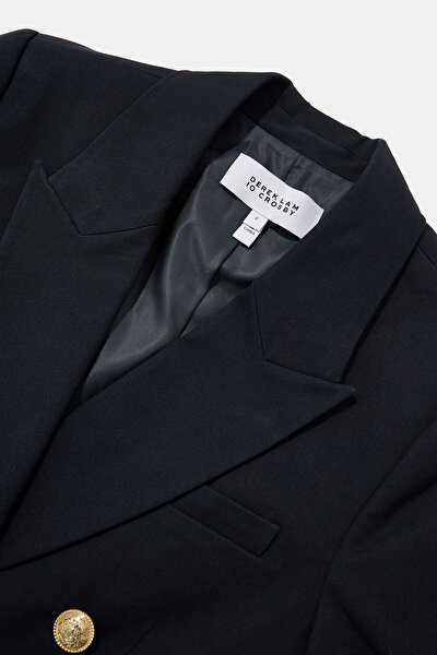 NAVY BLUE BUTTONED JACKET 3