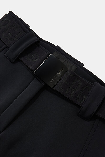 BLACK STRAIGHT CUT TROUSERS 3