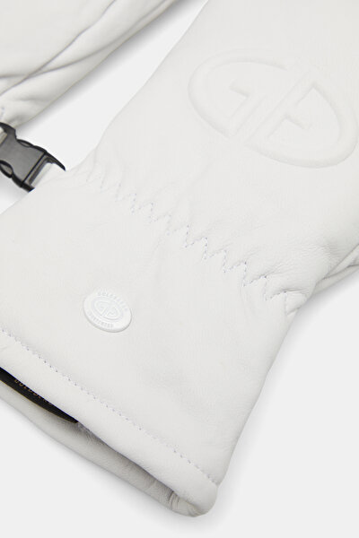 WHİTE LEATHER GLOVE 3