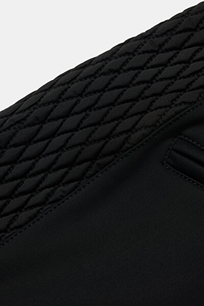 BLACK STRAİGHT CUT TROUSERS 4