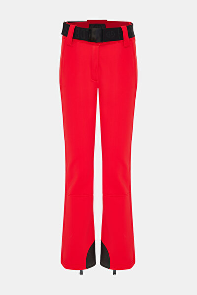 RED STRAIGHT CUT TROUSERS 3