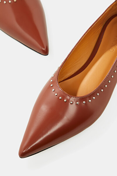 TAN FLAT SHOES 4