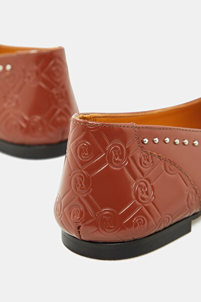 TAN FLAT SHOES 5