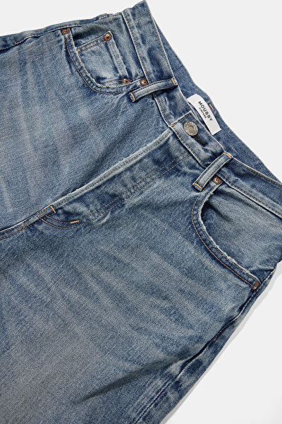 BLUE STRAIGHT CUT TROUSERS 3