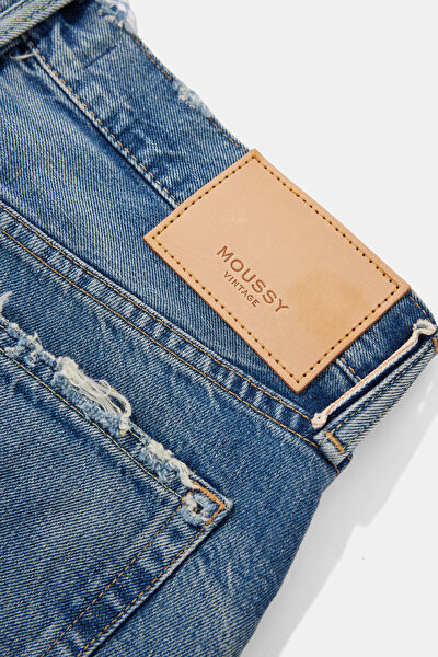 BLUE STRAIGHT CUT TROUSERS 4
