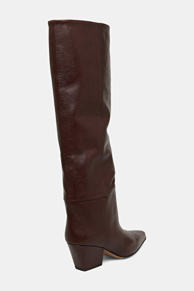 BROWN LEATHER BOOT 3