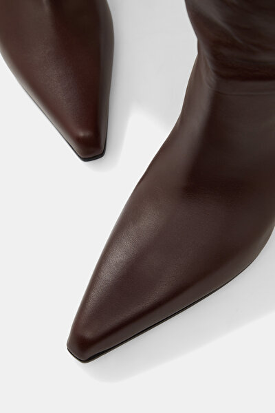 BROWN LEATHER BOOT 4