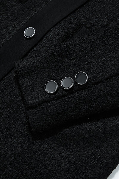 BLACK LONG SLEEVE BELOW THE KNEE DRESS 10