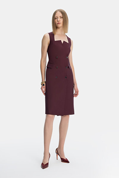 DAMSON SLEEVELESS SUSPENDER BELOW THE KNEE DRESS 4