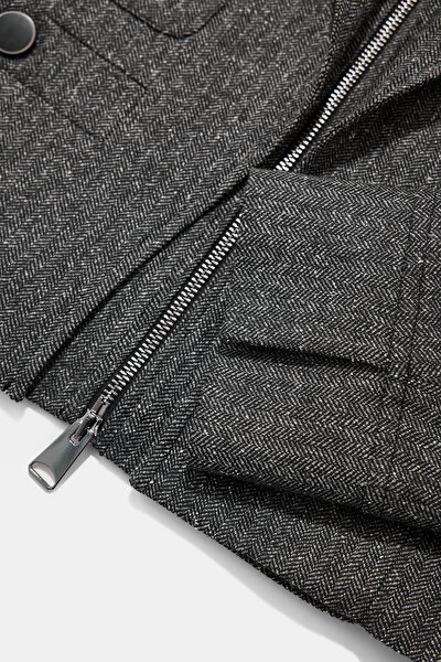 ANTHRACITE MELANGE JACKET 5