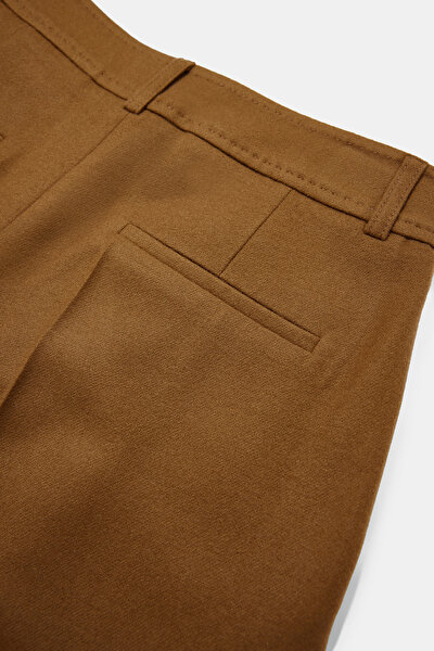 CAMEL WIDE LEG TROUSERS 4