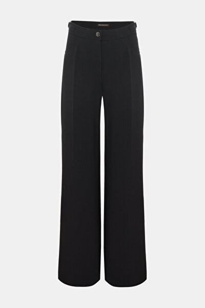 BLACK STRAIGHT CUT TROUSERS 4