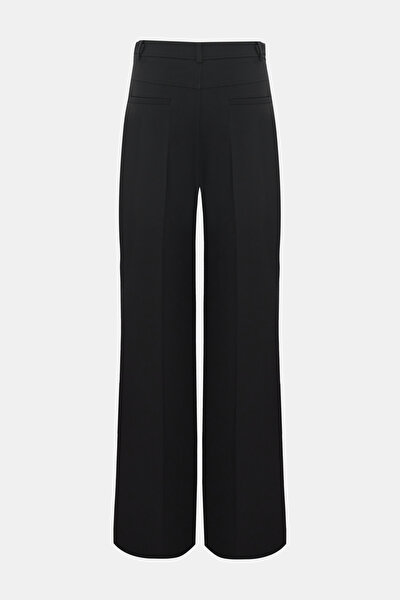 BLACK STRAIGHT CUT TROUSERS 5