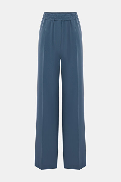 BLUE STRAIGHT CUT TROUSERS 4