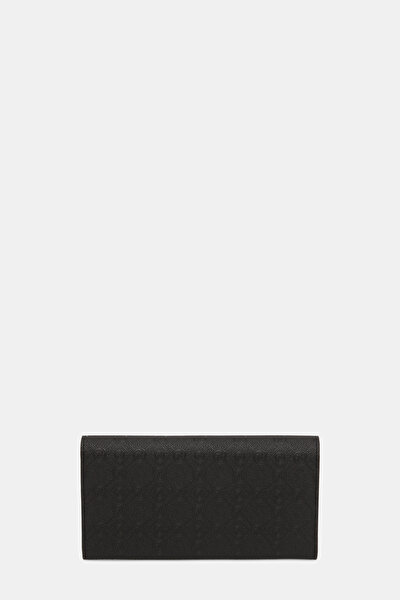 BLACK MONOGRAM WALLET 3