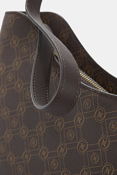 BEIGE MONOGRAM BAG 5