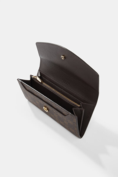 BEIGE MONOGRAM WALLET 5