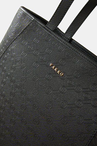 BLACK MONOGRAM BAG 4
