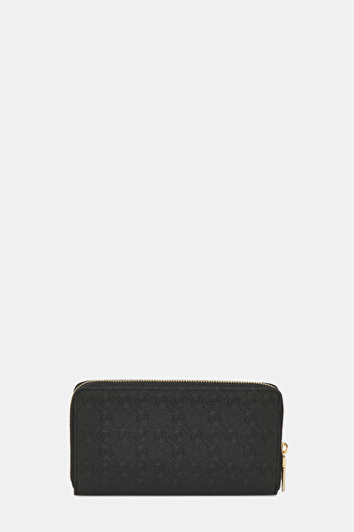 BLACK MONOGRAM WALLET 3
