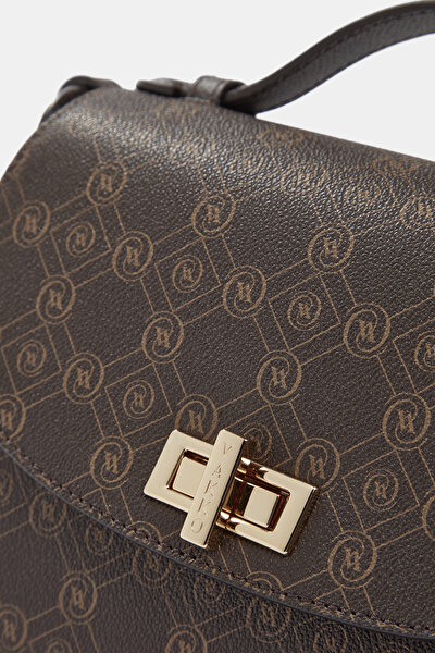 BEIGE MONOGRAM BAG 5