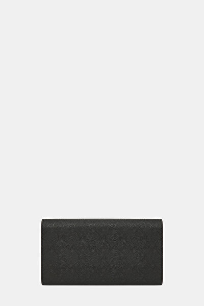 BLACK MONOGRAM WALLET 3