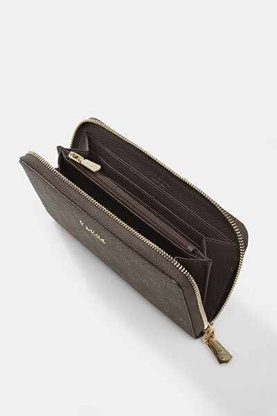 BEIGE MONOGRAM WALLET 5