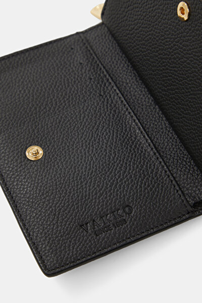 BLACK MONOGRAM WALLET 5
