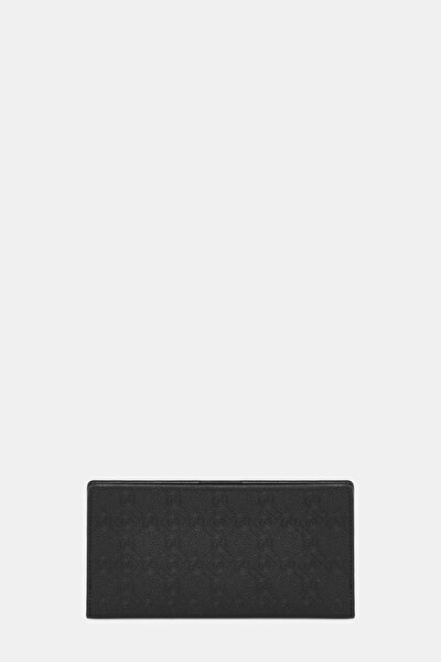 BLACK MONOGRAM WALLET 3