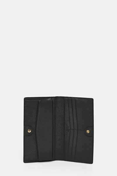 BLACK MONOGRAM WALLET 4