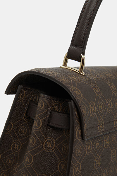 BEIGE MONOGRAM BAG 5