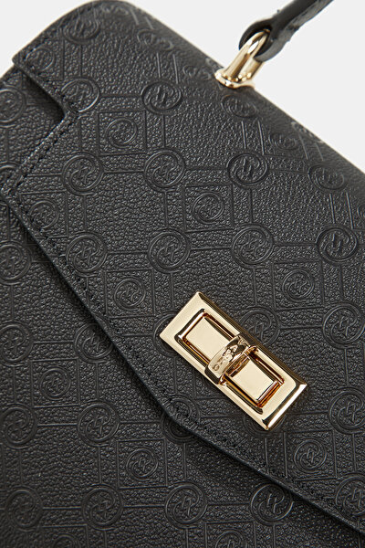 BLACK MONOGRAM BAG 5