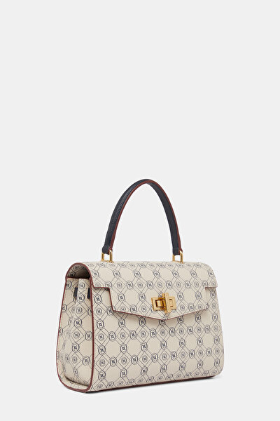 NAVY BLUE MONOGRAM BAG 3