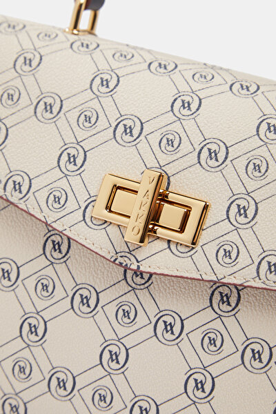 NAVY BLUE MONOGRAM BAG 5