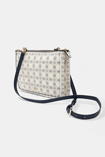 NAVY BLUE MONOGRAM BAG 5