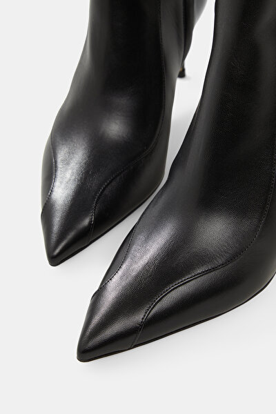 BLACK LEATHER BOOT 5
