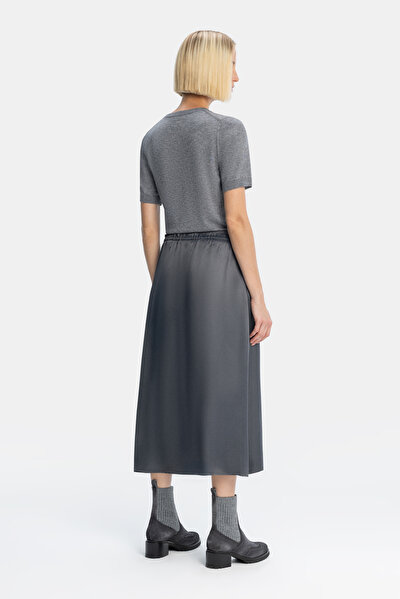 TAN SHORT SLEEVE DRESS 5