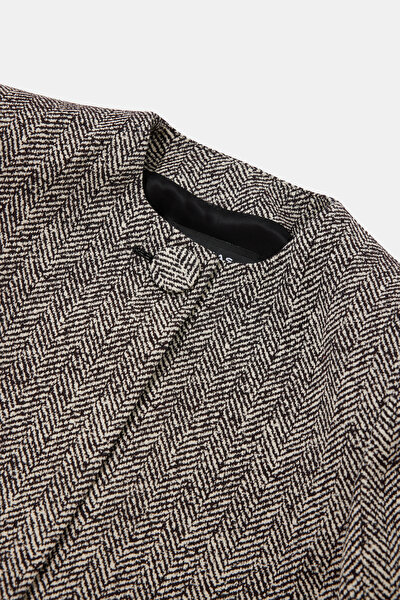 GRAY MELANGE JACKET 3