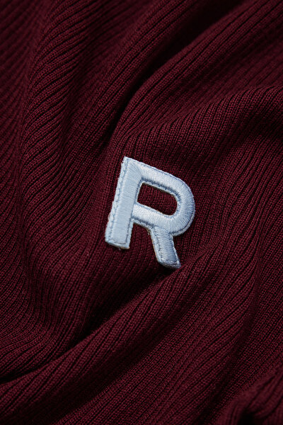MAROON WOOL JERSEY 4